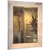 Bleached Wood Mirror