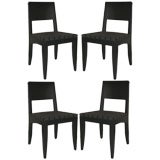 Set of FOUR chairs by Christian Liaigre