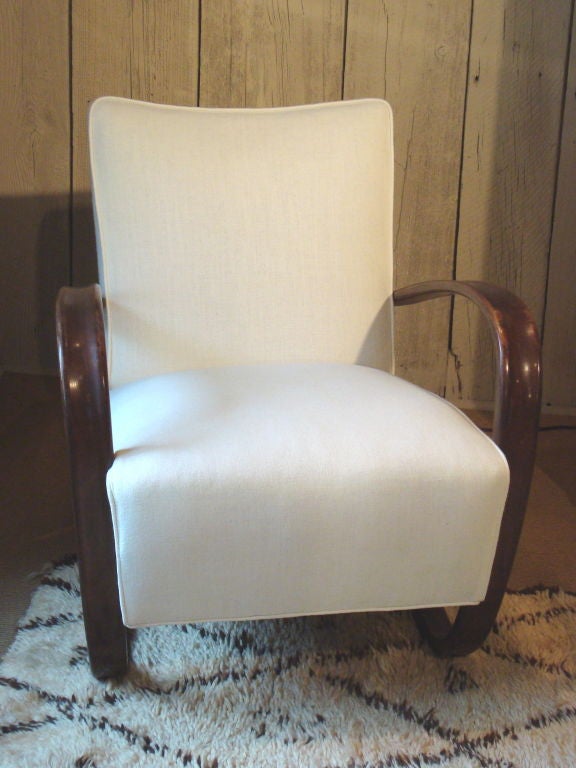 Pair of Armchairs by Jindrich Halabala, Model 269 3
