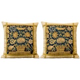 Pair of Flemish Tapestry Pillows