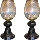 Pair of Impressive 30's Murano Lamps