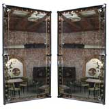 Pair of 50's Large Murano Mirrors