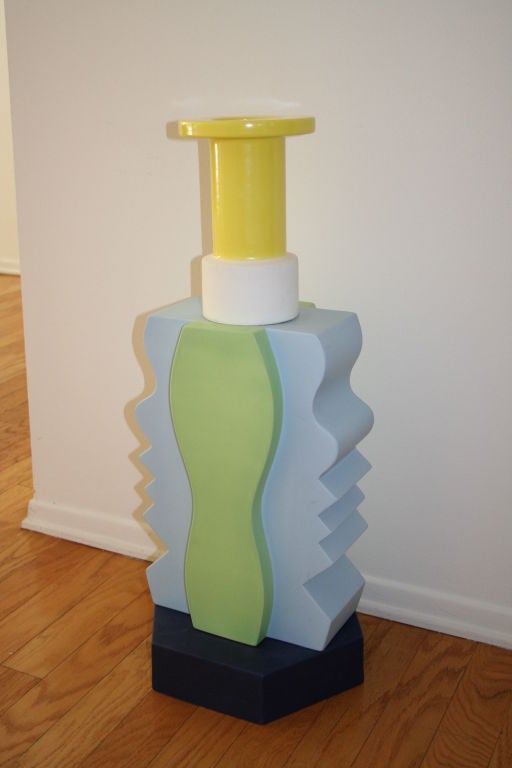 Limited edition Hollywood collection 32/99 ceramic sculpture by Ettore Sottsass for Bittosi - Flavia, signed and dated