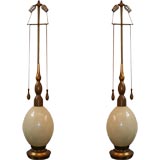 Pair of 40's Lamps