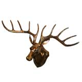 Bronze Deer Head