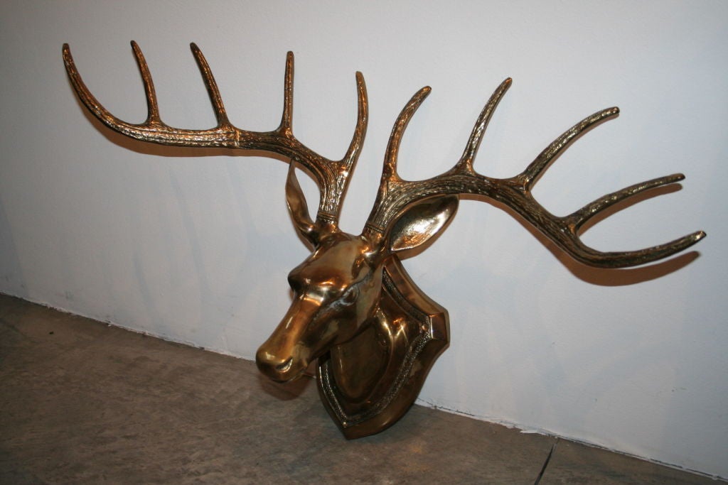 Bronze Deer Head