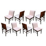 Set of Eight Jacaranda Brazilian Chairs