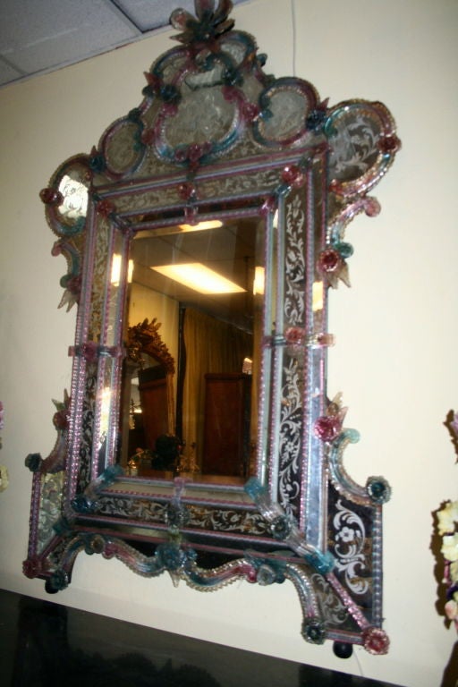 Stunning 19h Century Venetian Mirror 3