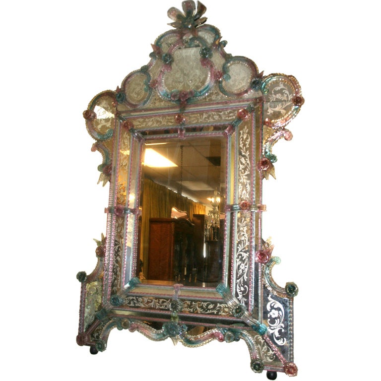 Stunning 19h Century Venetian Mirror