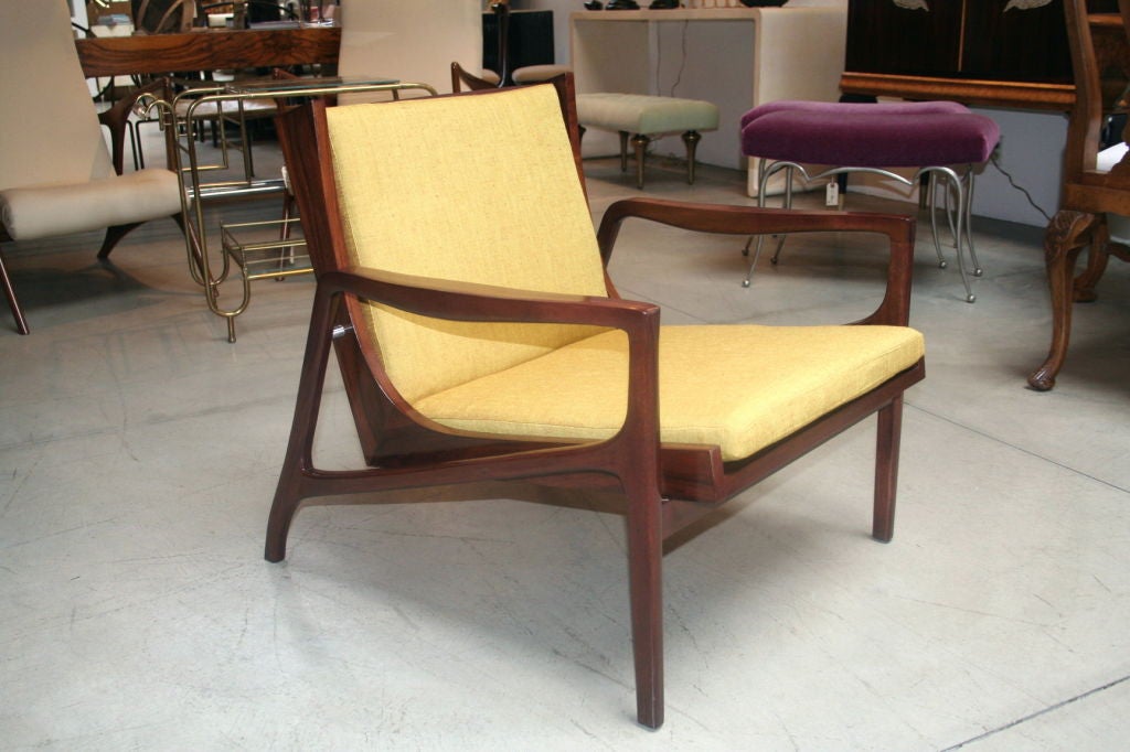 Pair of Rosewood Armchairs