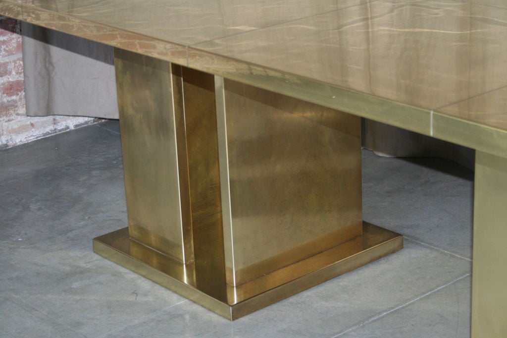 Spectacular 60's Cittone Brass Dining Table 2