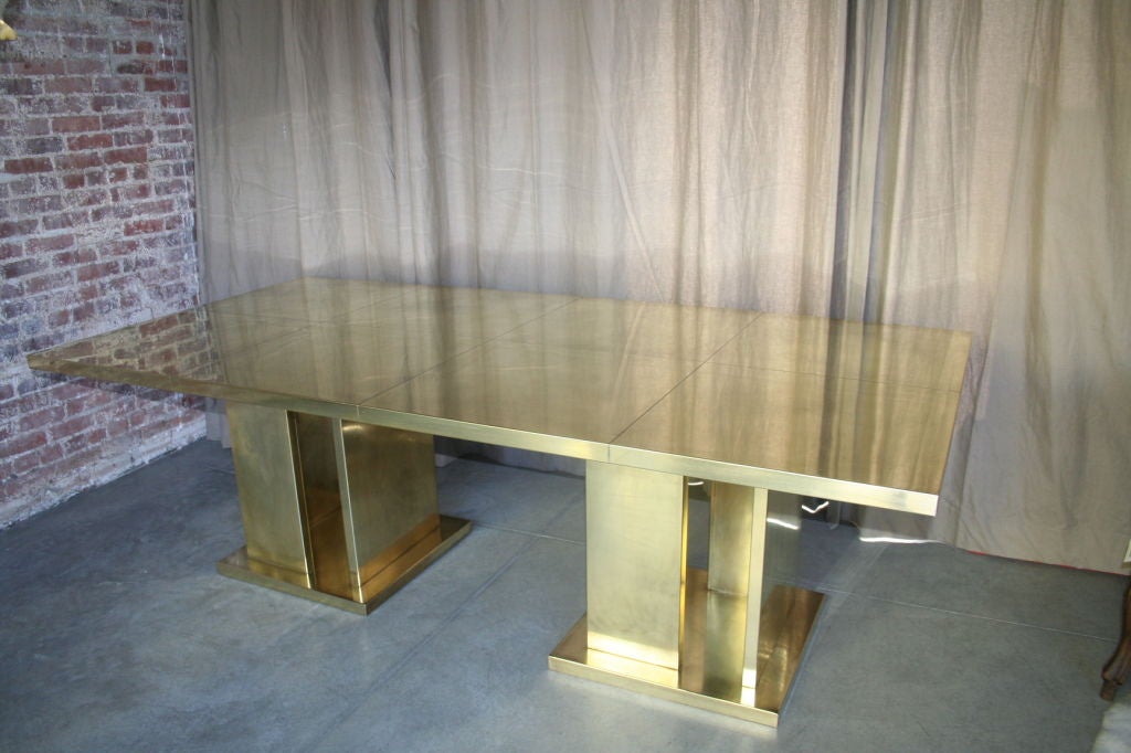 Spectacular 60's Cittone Brass Dining Table 3