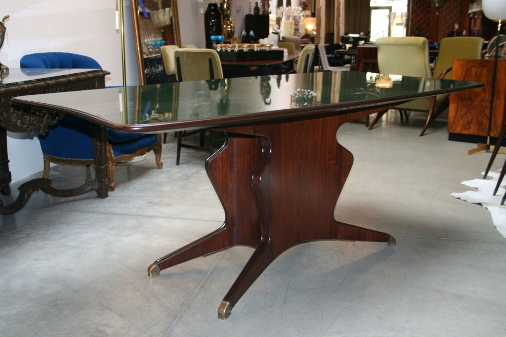 Mid-20th Century 50's Borsani Dining Table with Six Matching Chairs