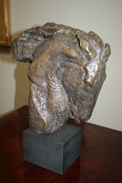 Bronze Horse Head "The Conqueror" by George Carlson