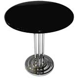 Streamline Art Deco Pedastool Side Table by Royal Chrome
