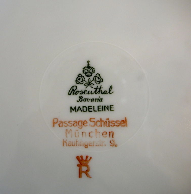 Art-Déco- Luncheon-Service „Madeleine“ von Rosenthal Bavaria für 6 Personen 2