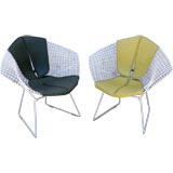 Pair of Original Diamond Chairs by Harry Bertoia for Knoll