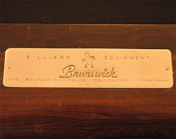 Centennial Regulation Pool Table by RI Anderson for Brunswick 1