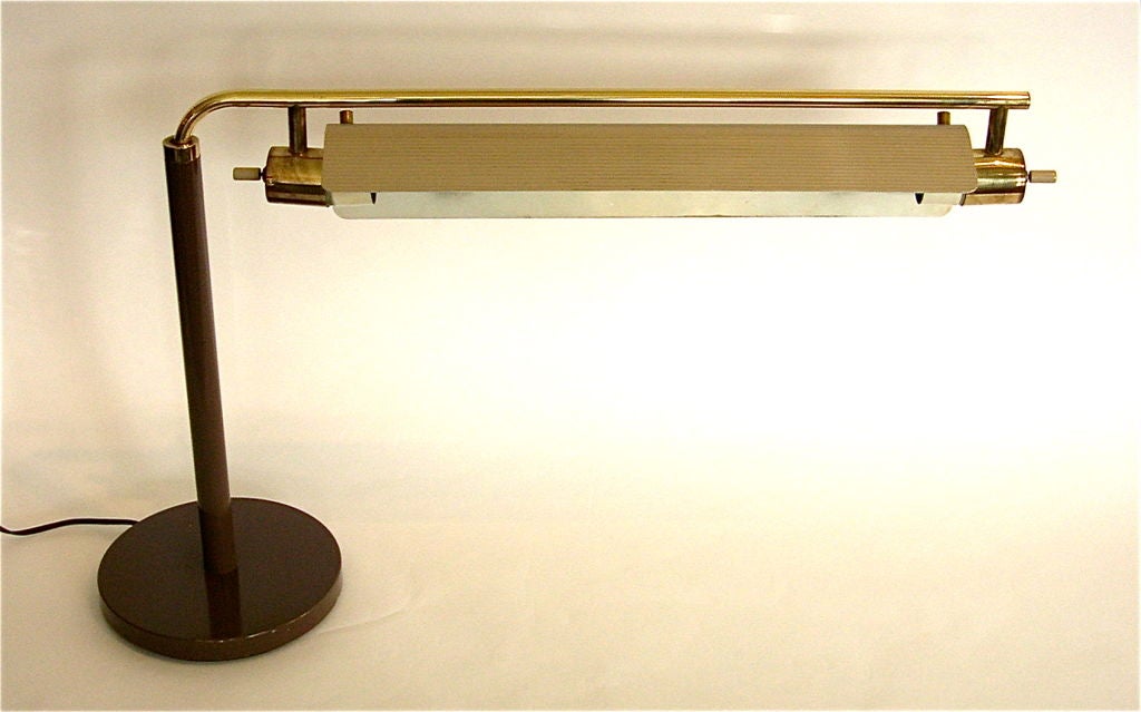 American Rare Swivel Table Lamp by Gerald Thurston for Lightolier