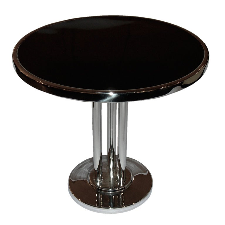 Art Deco Streamline Side Table by Wolfgang Hoffman for Howell