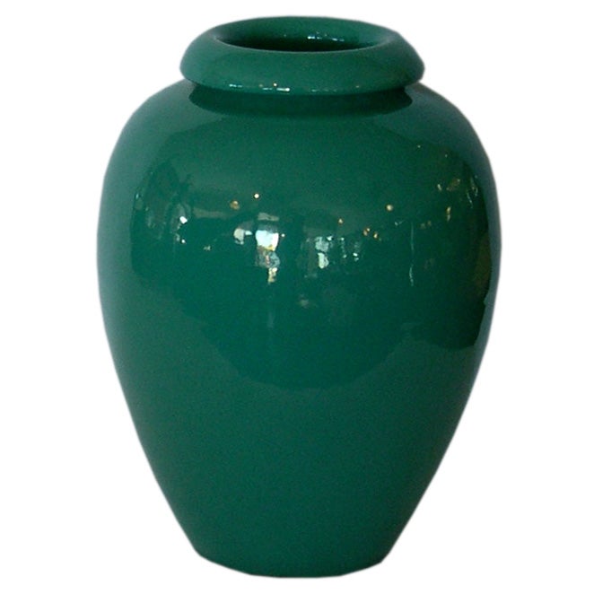 Early California Bauer Pottery Seafoam Green Jardiniere