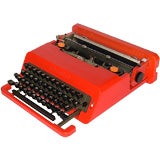 Vintage Iconic Valentine Typewriter by Ettore Sottsass for Olivetti