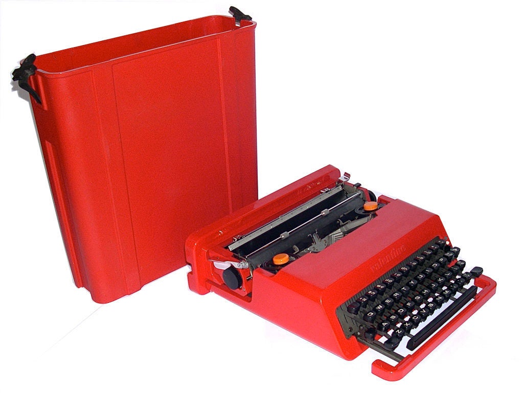 Iconic Valentine Typewriter by Ettore Sottsass for Olivetti