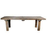 A Fine Rustic Shop Bench Console