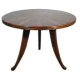 A 1930's Italian Gueridon With Parquetry Top