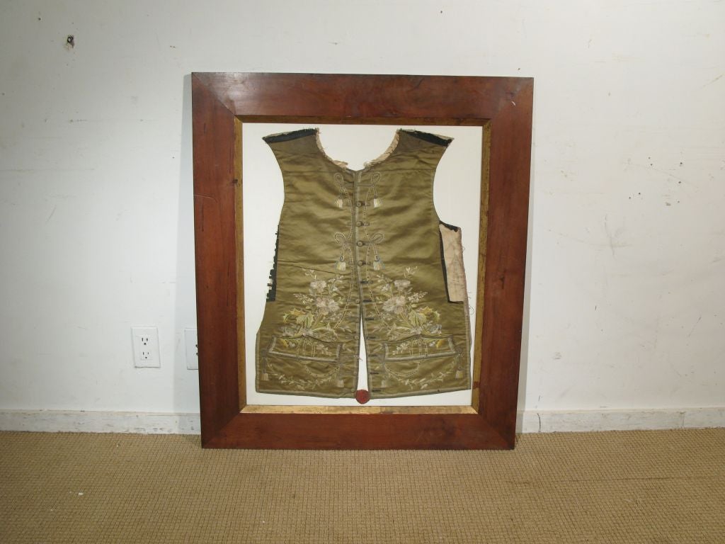 Pair of Framed Waistcoats