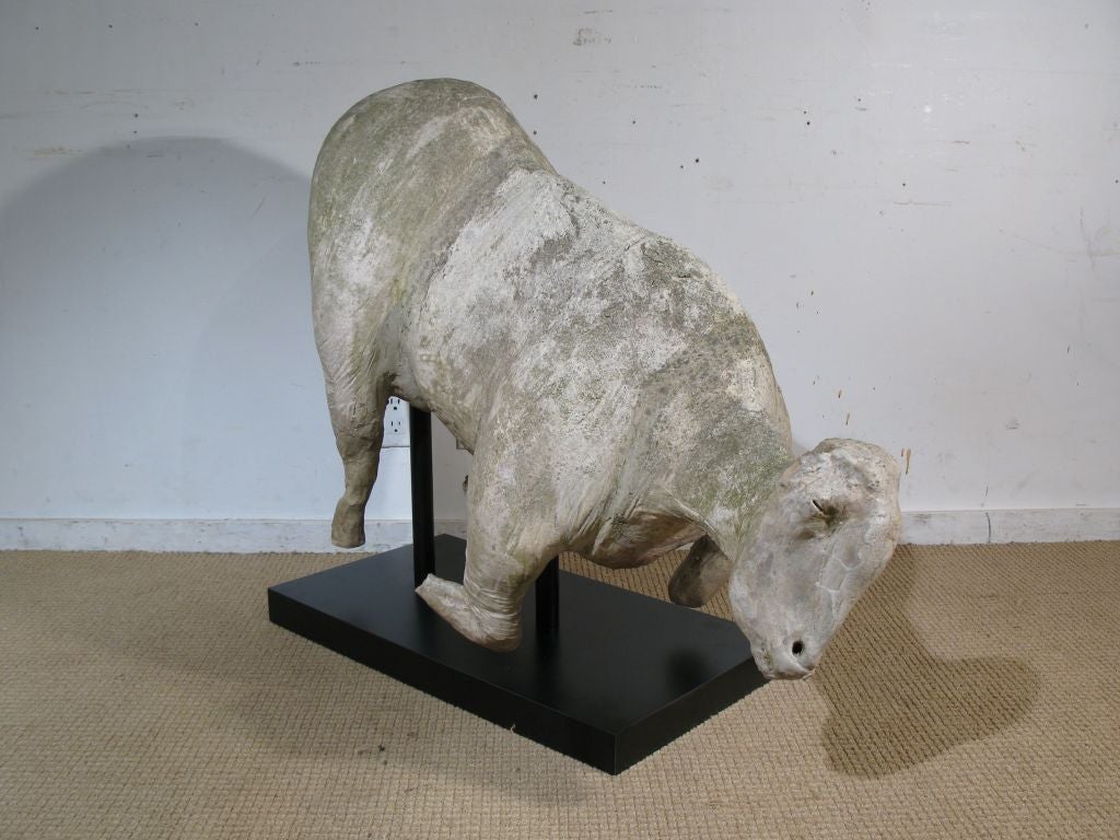 A Large Italian Mid 20th Century Sculpture of a Sheep