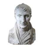 A 19th C Plaster Bust of a Napoleonic Gentleman