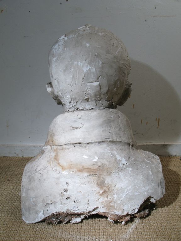 A 19th C Plaster Bust of a Napoleonic Gentleman For Sale 1