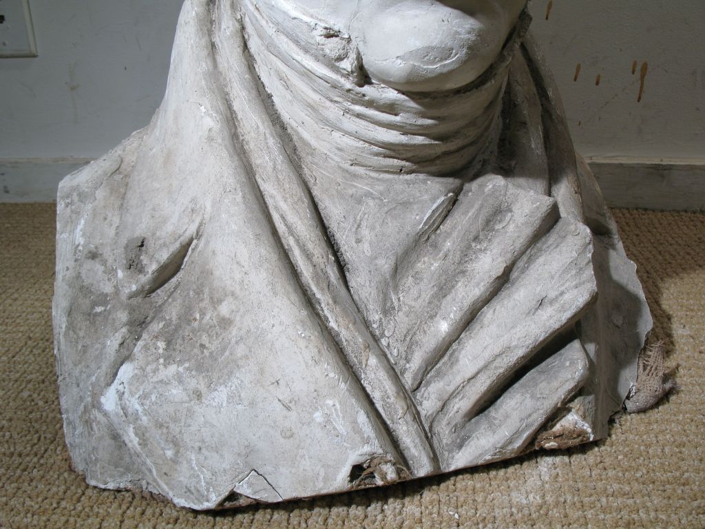 A 19th C Plaster Bust of a Napoleonic Gentleman For Sale 2