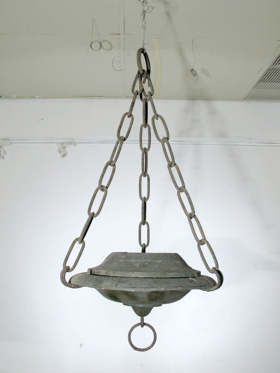 Spanish Wood Pendant Light