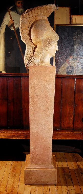 Plaster Bust of Minerva For Sale 3