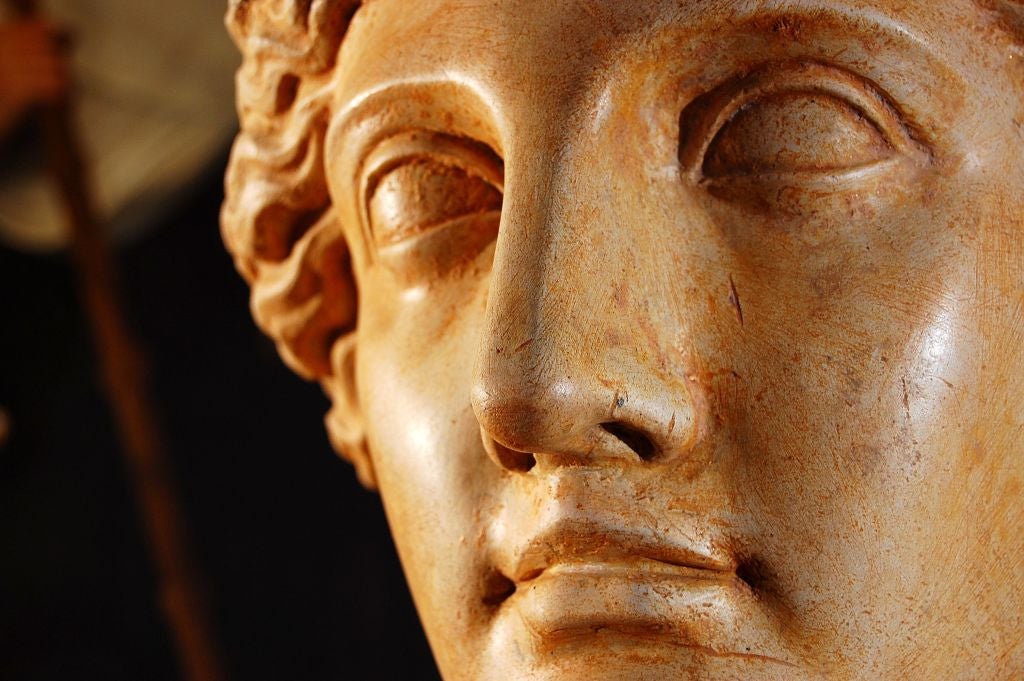 Plaster Bust of Minerva For Sale 5