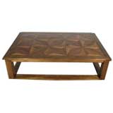 Antique A Large Parquetry Coffee Table