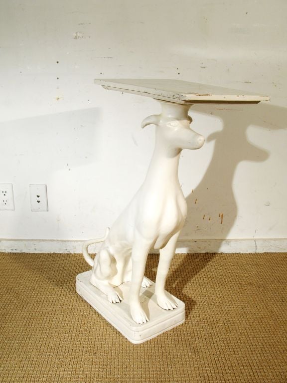 Composition Greyhound Side Table 2