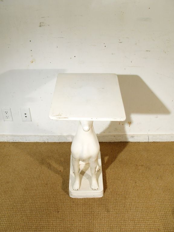Composition Greyhound Side Table 4