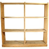 A Large Pine Etagere with Chamfered Uprights