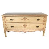 An 18th Century Venetian Neoclassical Painted Commode