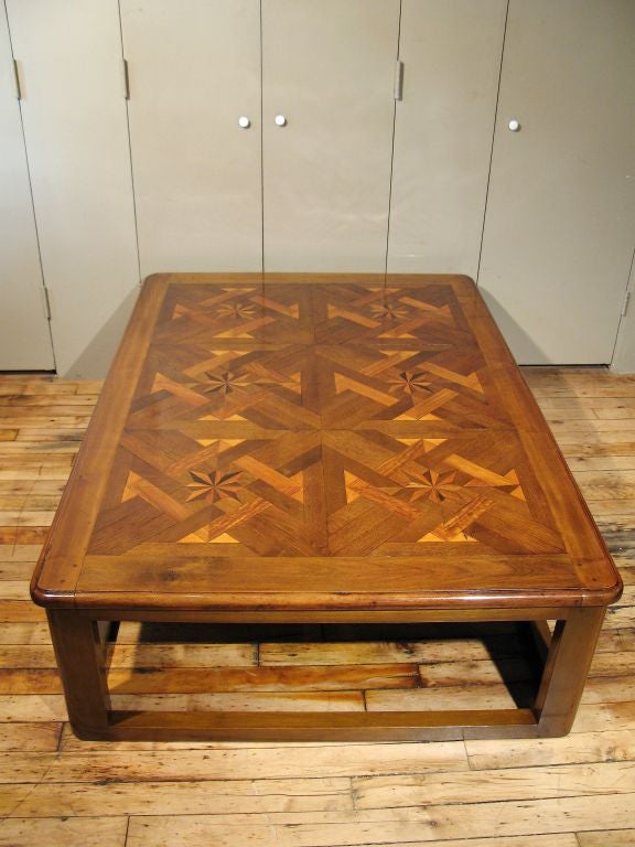 A Handsome French Parquetry Coffee Table 2
