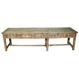 Sun Bleached Oak Console