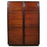 A 1940's Italian Palisandre Two Door Armoire