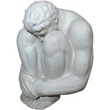 Italian Art Deco Sculpture of an Athlete by Nathaniel Choate