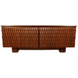 A 1940
s French Lattice Carved Buffet