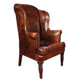 Leather Wing Chair