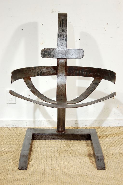 A Unique Steel Chair