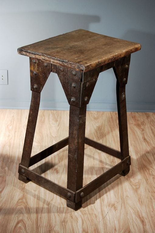 Industrial Sculpture Stand or Cellette